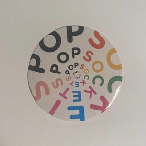 Popsocket rainbow logo sticker